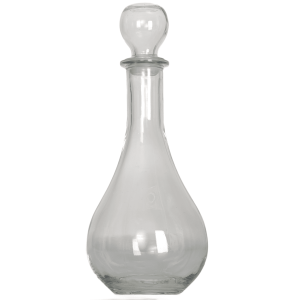 Brocca acqua in vetro liscio