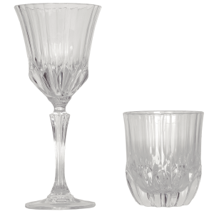 Bicchieri linea Adagio per vino e acqua