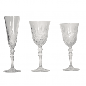 Calici Melodia per vino, acqua e flute