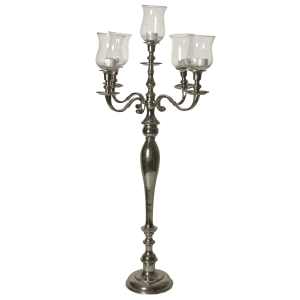 Candelabro in argento altezza 80 cm