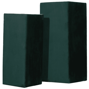 Totem velluto verde smeraldo 2 misure