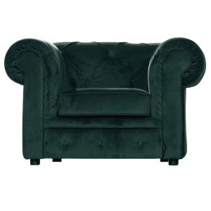 Poltrona velluto verde smeraldo