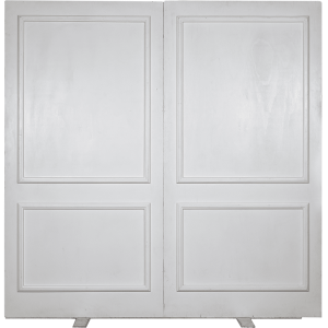 Boiserie bianca componibile 120x245 cm
