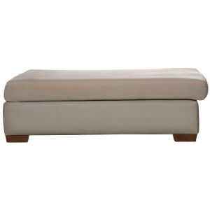 Pouf rettangolare tortora