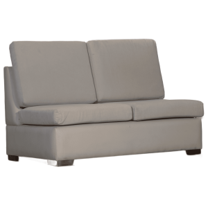 Divano lineare tortora 2 posti