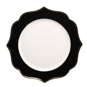 Sottopiatto nero filo oro Le Coq